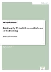 Cover von Traditionelle Weiterbildungsmaßnahmen und E-Learning