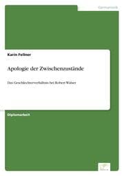 Cover von Apologie der Zwischenzustände