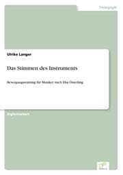 Cover von Das Stimmen des Instruments