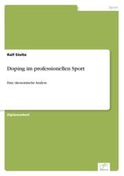 Cover von Doping im professionellen Sport
