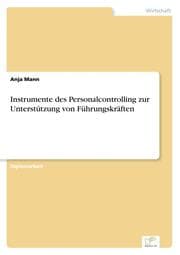 Cover von Instrumente des Personalcontrolling zur Unterstützung von Führungskräften