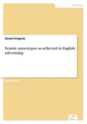 Cover von Female stereotypes as reflected in English advertising