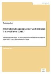 Cover von Internationalisierung kleiner und mittlerer Unternehmen (KMU)