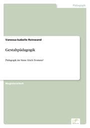 Cover von Gestaltpädagogik