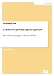 Cover von Kundenrückgewinnungsmanagement