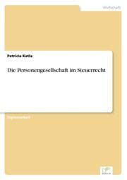 Cover von Die Personengesellschaft im Steuerrecht
