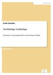 Cover von Nachhaltige Geldanlage