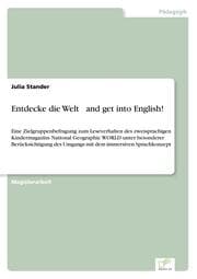 Cover von Entdecke die Welt ? and get into English!