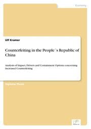 Cover von Counterfeiting in the People's Republic of China