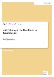 Cover von Auswirkungen von Konflikten in Projektteams