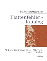 Cover von Plattenfehler-Katalog 3