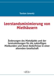 Cover von Leerstandsminimierung von Miethäusern