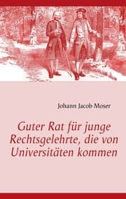 Cover von Guter Rat für junge Rechtsgelehrte, die von Universitäten kommen