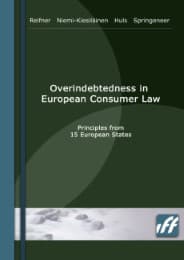 Cover von Overindebtedness in European Consumer Law