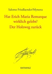 Cover von Hat Erich Maria Remarque wirklich gelebt?