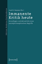 Cover von Immanente Kritik heute