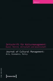 Cover von Zeitschrift für Kulturmanagement: Kunst, Politik, Wirtschaft und Gesellschaft