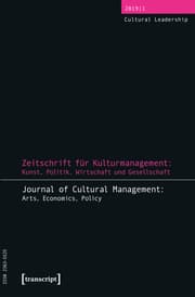 Cover von Zeitschrift für Kulturmanagement: Kunst, Politik, Wirtschaft und Gesellschaft