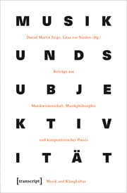 Cover von Musik und Subjektivität