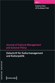 Cover von Journal of Cultural Management and Cultural Policy/Zeitschrift für Kulturmanagement und Kulturpolitik