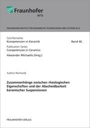 Cover von Zusammenhänge zwischen rheologischen Eigenschaften und der Abscheidbarkeit keramischer Suspensionen