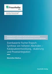 Cover von Eisenbasierte Fischer-Tropsch-Synthese von höheren Alkoholen - Katalysatorentwicklung,-skalierung und Prozessintegration