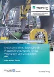 Cover von Entwicklung eines datenbasierten Prozessführungsmodells für das Walzrunden von Grobblechen
