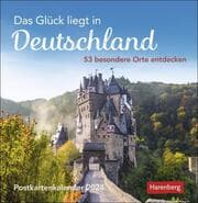 Cover von Das Glück liegt in Deutschland Postkartenkalender 2024