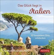 Cover von Das Glück liegt in Italien Postkartenkalender 2024