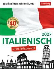 Cover von Italienisch Sprachkalender 2027 - lernen leicht gemacht
