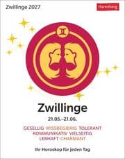 Cover von Zwillinge Sternzeichenkalender 2027