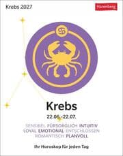 Cover von Krebs Sternzeichenkalender 2027
