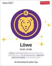 Cover von Löwe Sternzeichenkalender 2027