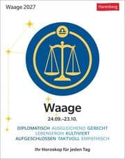 Cover von Waage Sternzeichenkalender 2027