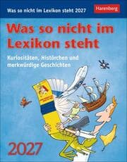Cover von Was so nicht im Lexikon steht Tagesabreißkalender 2027