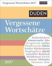 Cover von Duden Vergessene Wortschätze Tagesabreißkalender 2027