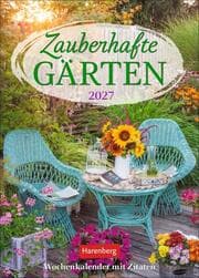 Cover von Zauberhafte Gärten Wochenkalender 2027