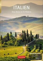 Cover von Italien Wochenplaner 2027 - Eine Reise in 53 Bildern