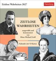 Cover von Zeitlose Wahrheiten Postkartenkalender 2027 - Kalender mit 53 Karten