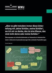 Cover von 'Aber es gibt trotzdem immer diese Unterteilung mit 'deine Schüler, meine Schüler', wo ich mir so denke, das ist eine Klasse, das sind nicht deine oder meine Schüler.'