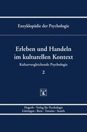 Cover von Erleben und Handeln im kulturellen Kontext