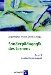 Cover von Sonderpädagogik des Lernens