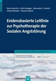 Cover von Evidenzbasierte Leitlinie zur Psychotherapie der Sozialen Angststörung