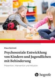 Cover von Psychosoziale Entwicklung von Kindern und Jugendlichen mit Behinderung