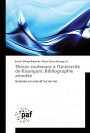 Cover von Thèses soutenues à l'Université de Kisangani: Bibliographie annotée