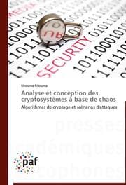 Cover von Analyse et conception des cryptosystèmes à base de chaos