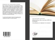 Cover von Adaptation des normes APA en Français