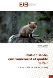 Cover von Relation santé-environnement et qualité de l'air