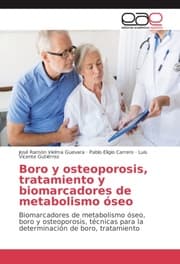 Cover von Boro y osteoporosis, tratamiento y biomarcadores de metabolismo óseo