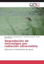 Cover von Degradación de microalgas por radiación ultravioleta